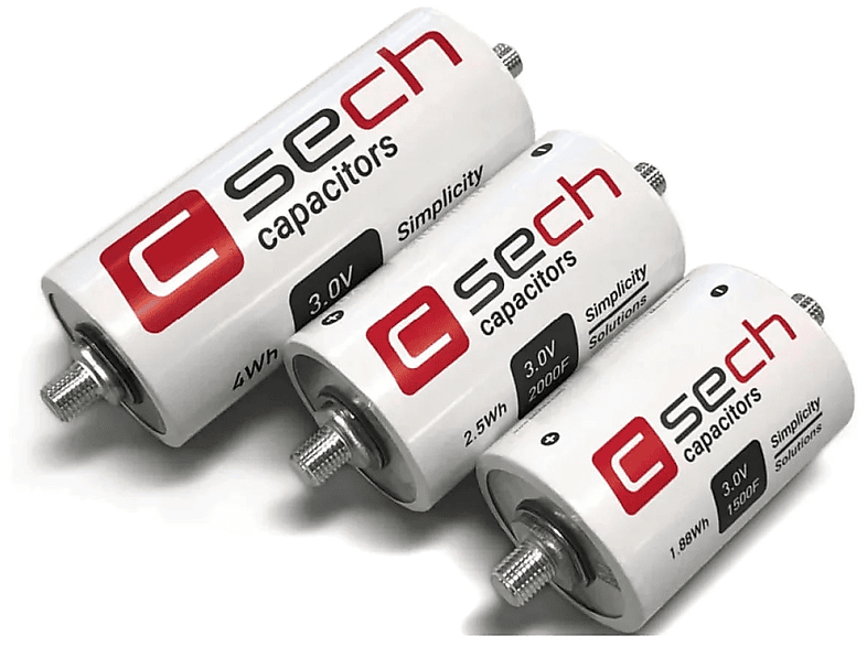 SECH SECH C60T-3R0-3000 Supercap 3V - 3000 FaradKondensator Kondensator