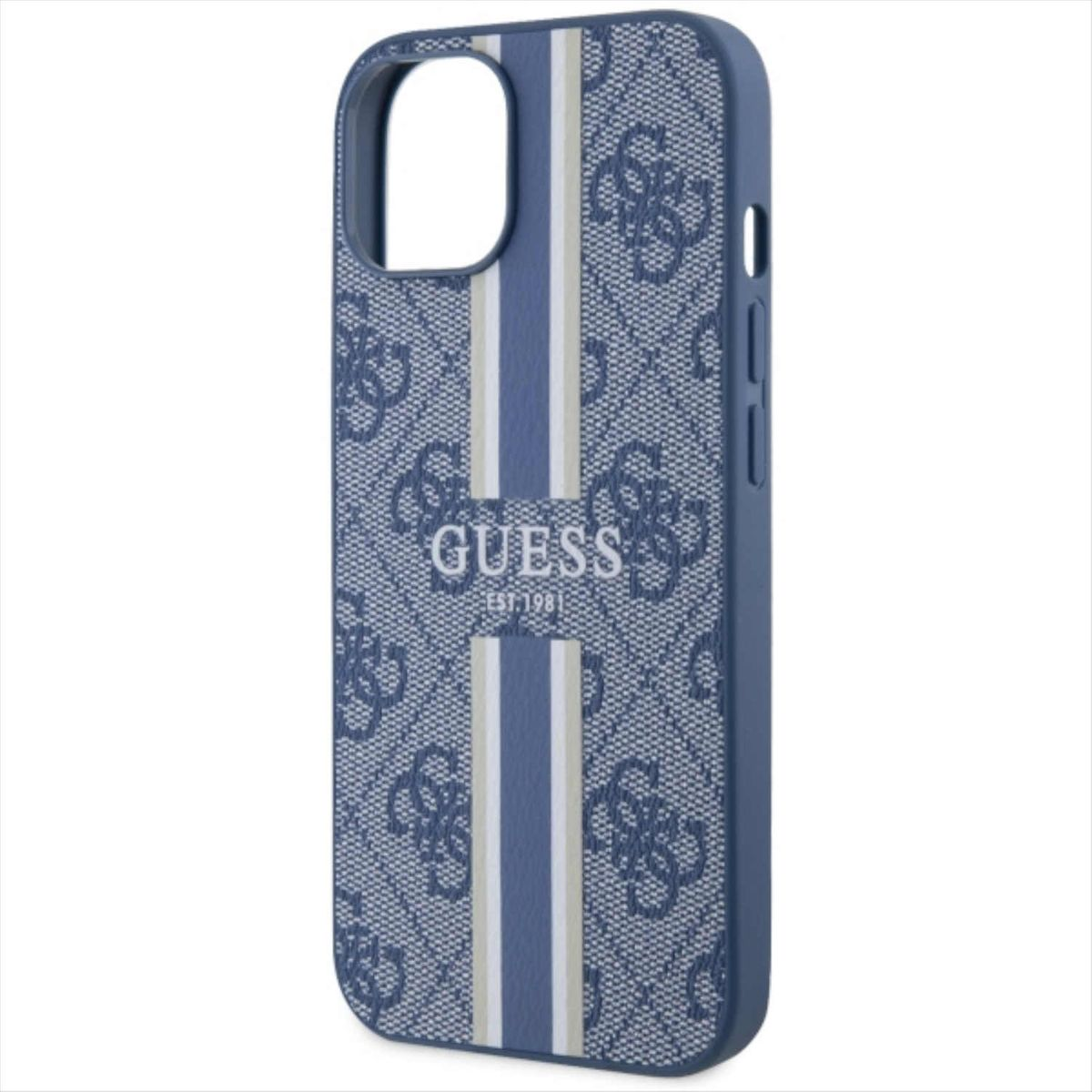 Apple, Design Blau Plus, Case, 14 GUESS iPhone Stripes MagSafe Backcover,