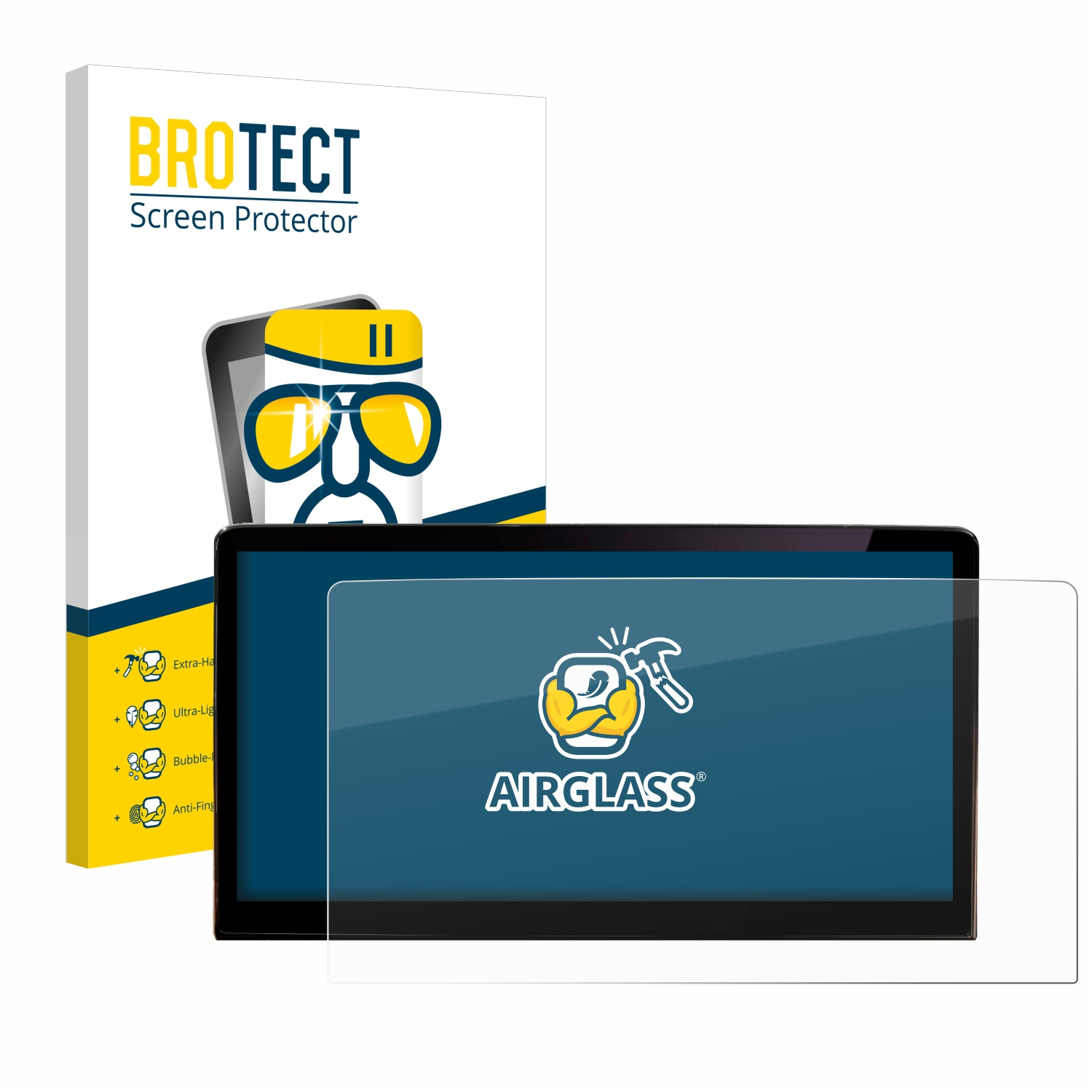 BROTECT Airglass klare Schutzfolie(für Infotainment Enyaq iV System 13\