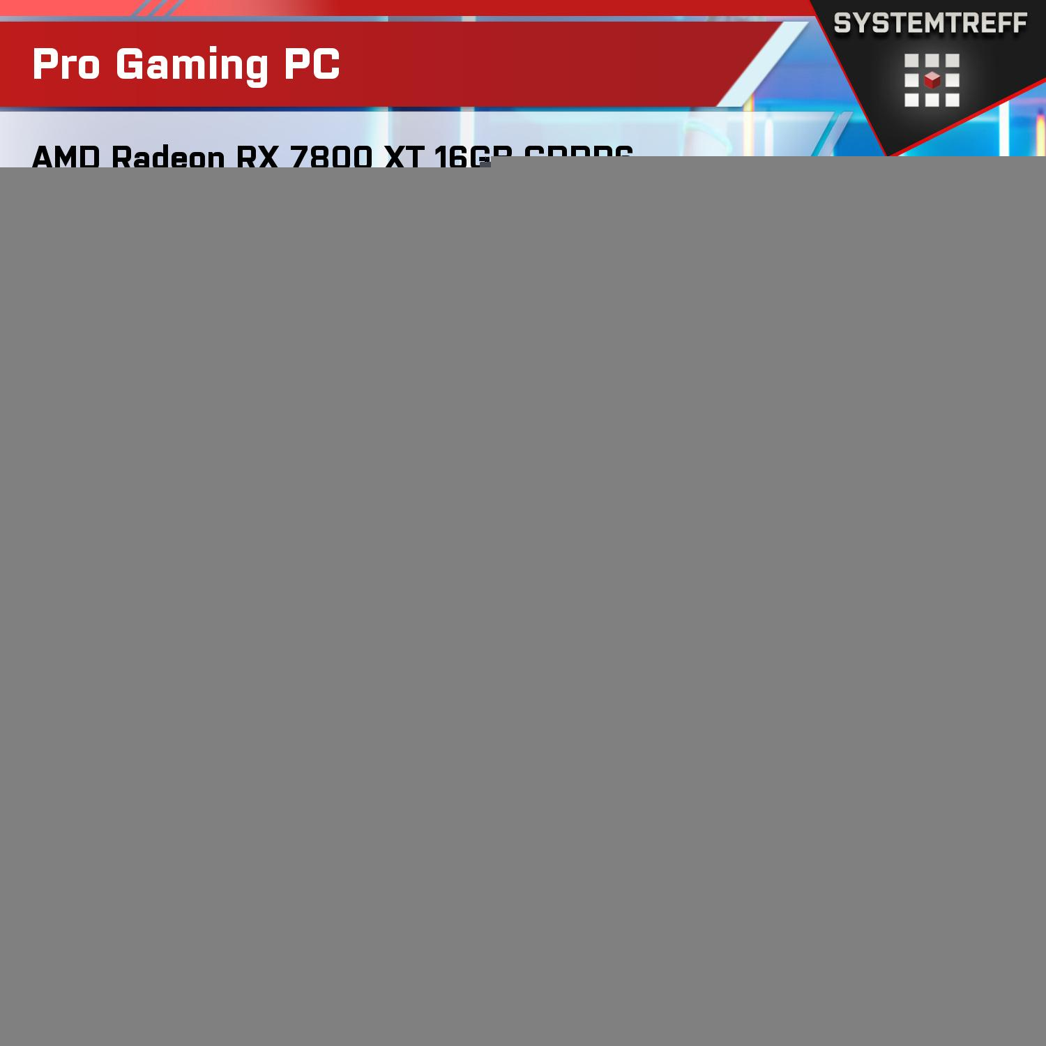 mSSD, AMD 7800 mit Prozessor, Pro XT Radeon™ Gaming Pro, Ryzen™ GB 32 RX 1000 Gaming RAM, 9 PC AMD SYSTEMTREFF Ryzen 9 11 5950X, Windows AMD GB
