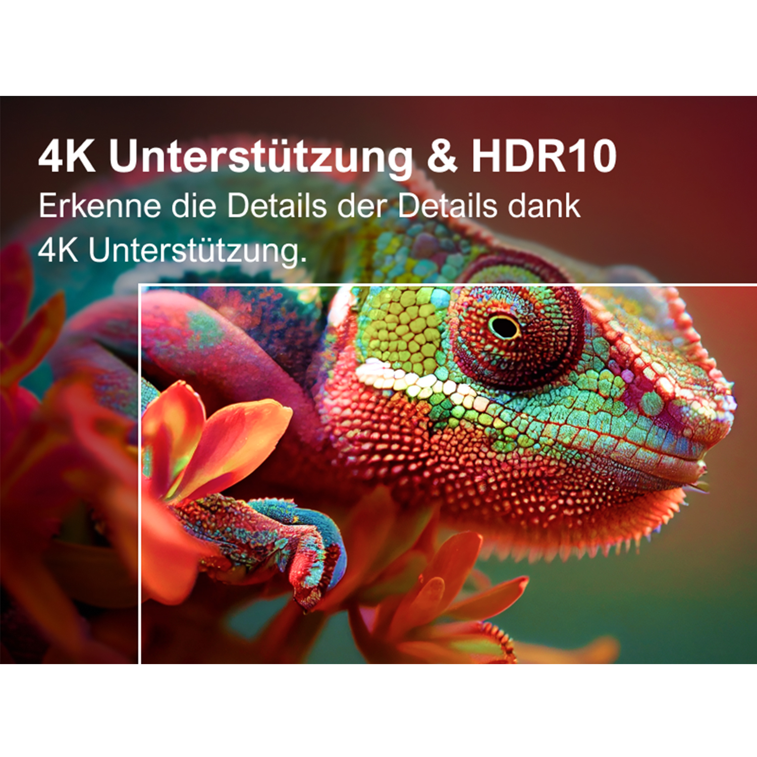ULTIMEA Autotrapezkorrektur,4K , und ANSI-Lumen) Heimkino 6D Beamer(Full-HD, Hindernisvermeidung Autofokus Native P60 900 mit Beamer 1080P