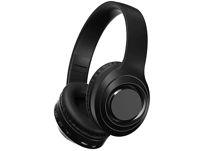 DIIDA Gaming-Headset, schwarz Bluetooth-Kopfhörer Over-ear