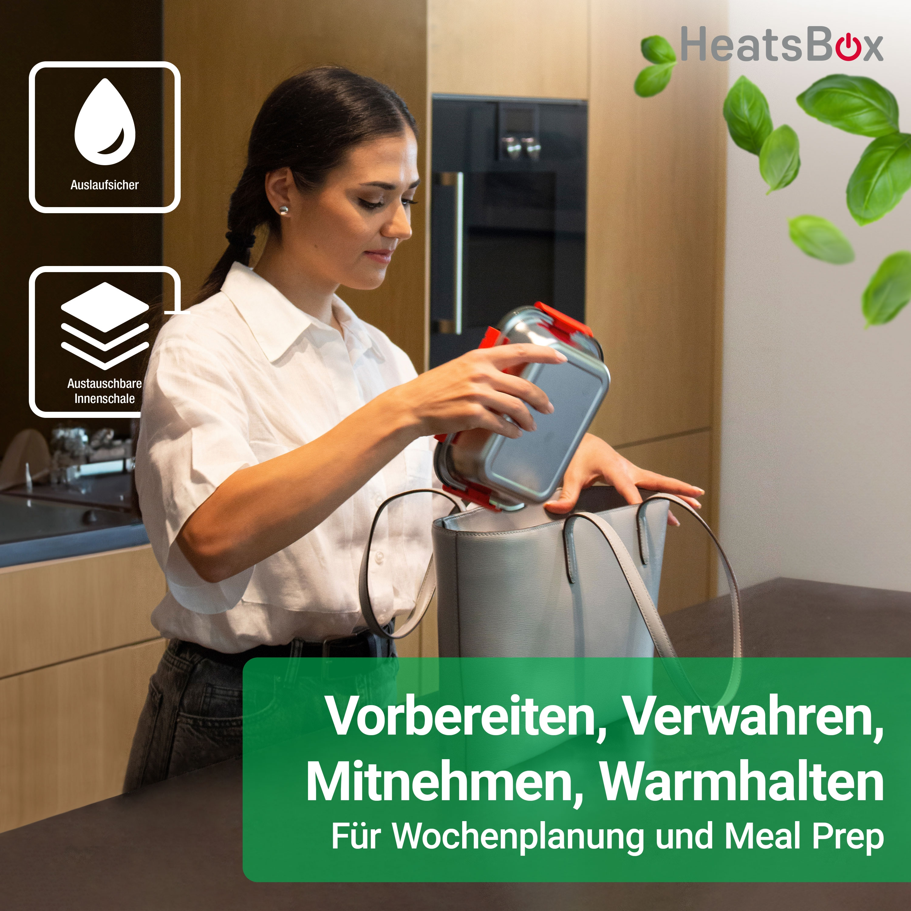 grau) HEATSBOX Mobile Pro (100 Kochbox Watt,
