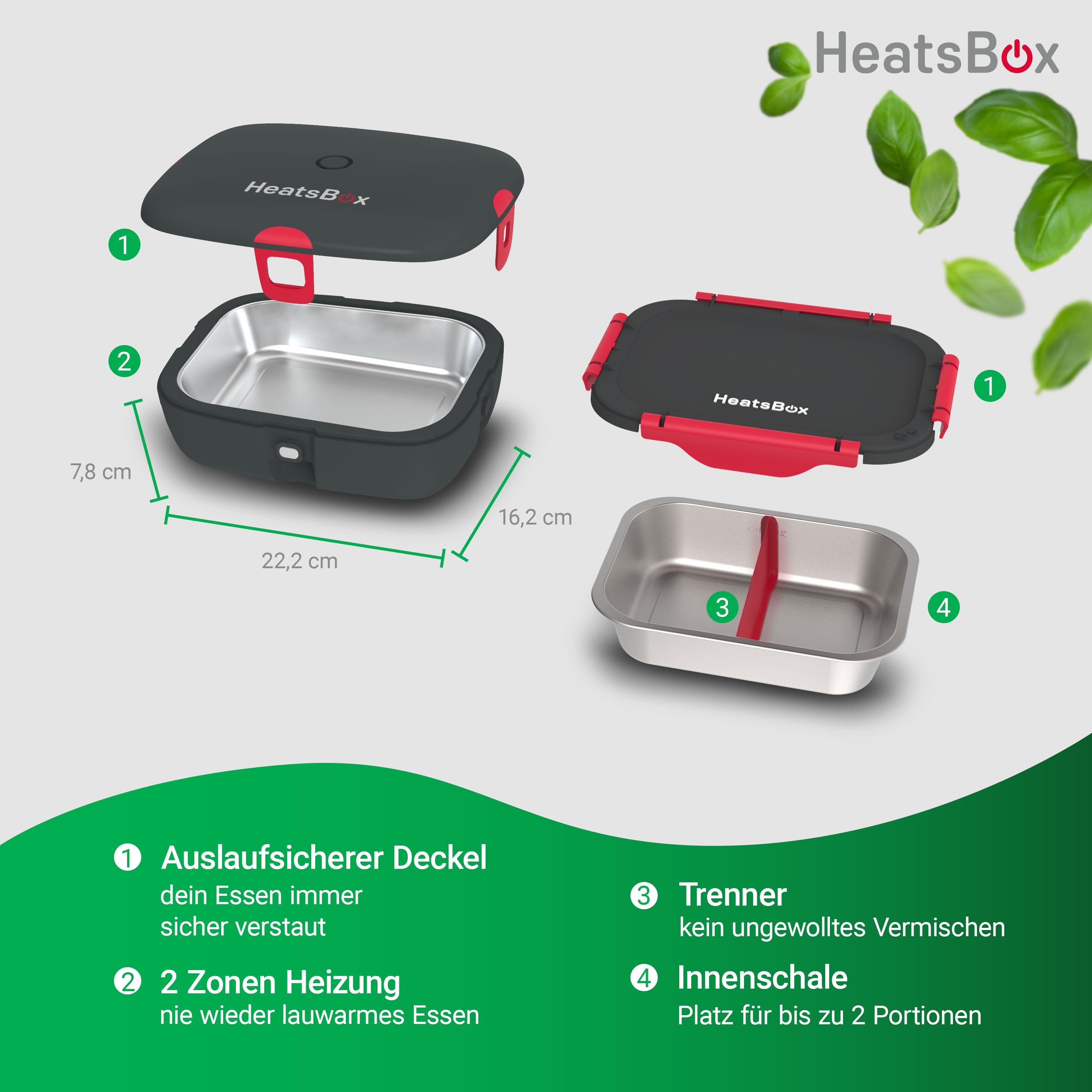 HEATSBOX Style+ Mobile Watt, Kochbox (100 grau)