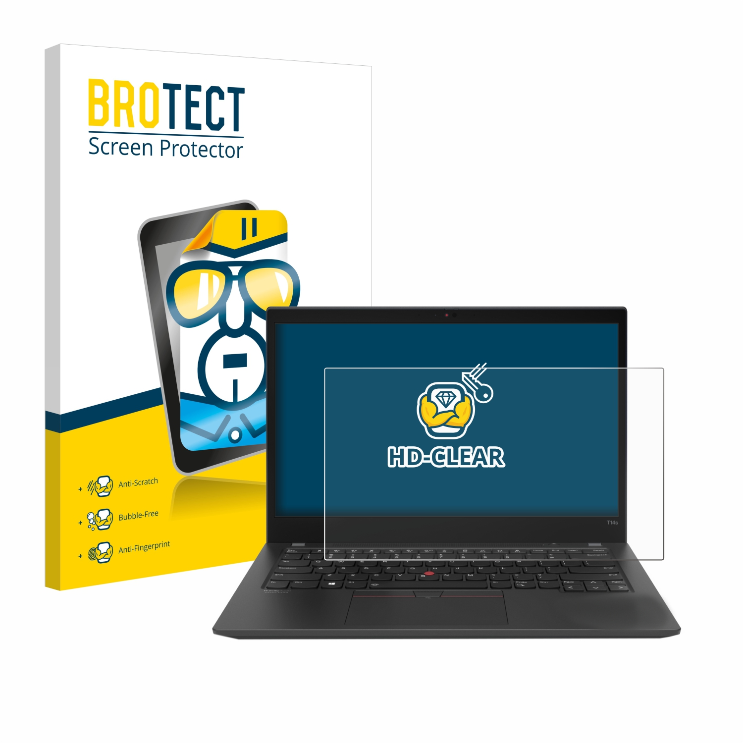 BROTECT klare Schutzfolie(für Lenovo 2) T14s Gen ThinkPad