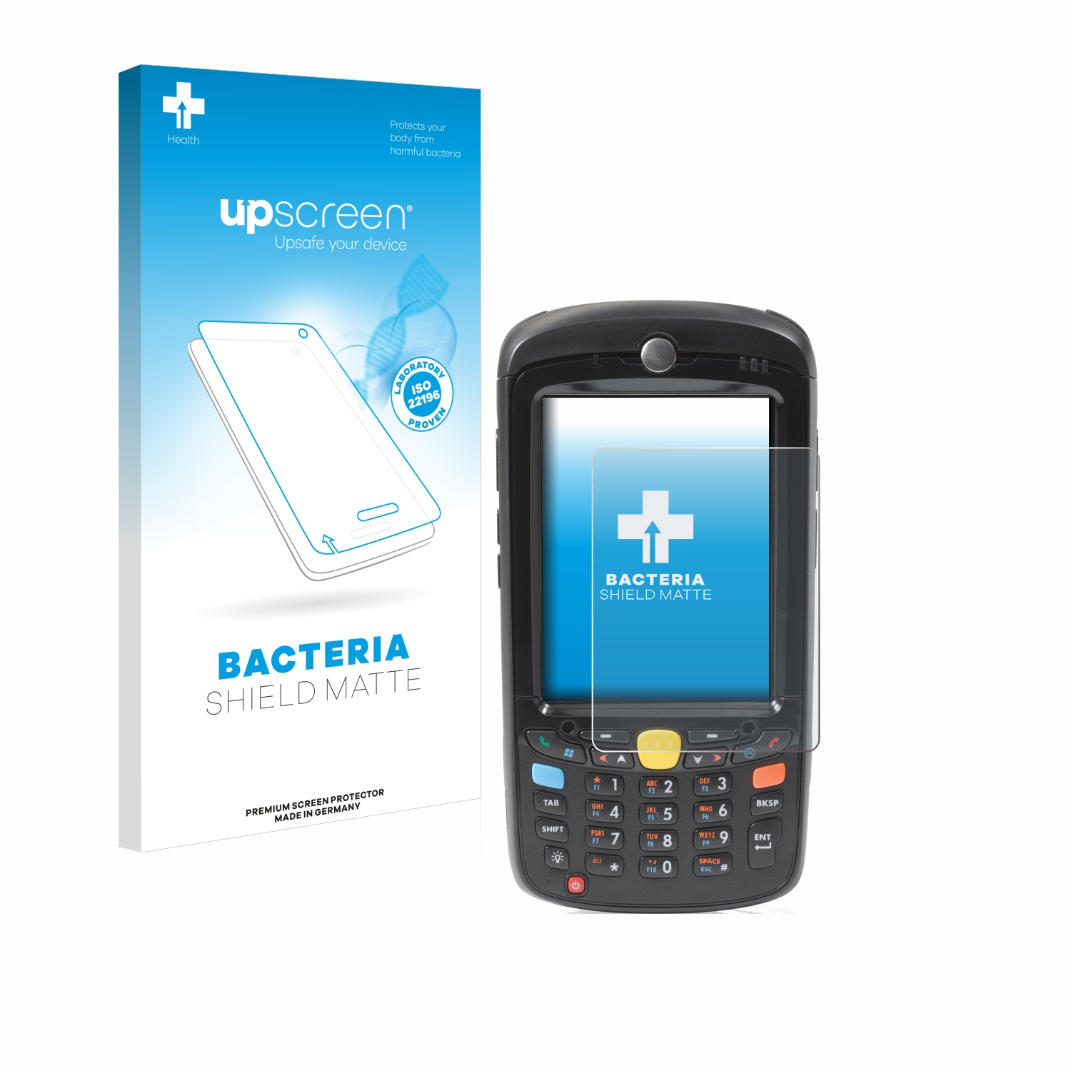 UPSCREEN antibakteriell entspiegelt matte MC9090-G) Motorola Schutzfolie(für