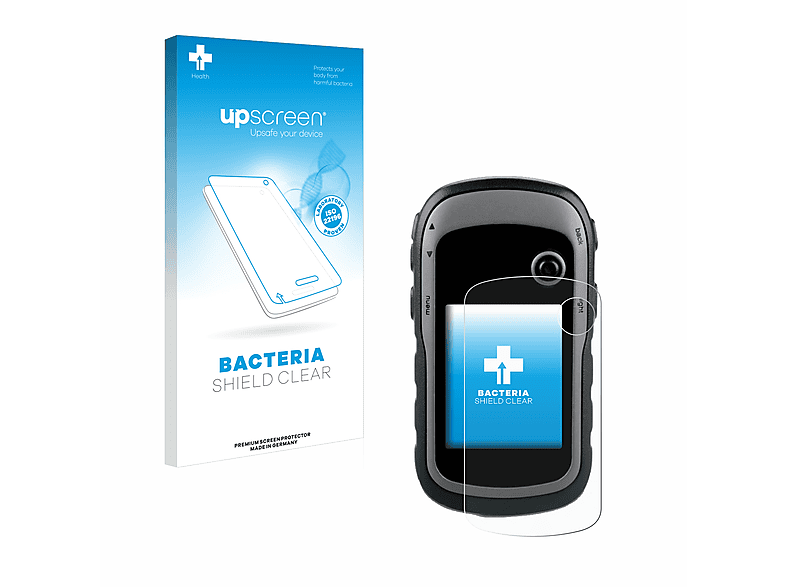 UPSCREEN antibakteriell klare Schutzfolie(für Garmin eTrex 30x) | Navi-Taschen & -Schutzfolien
