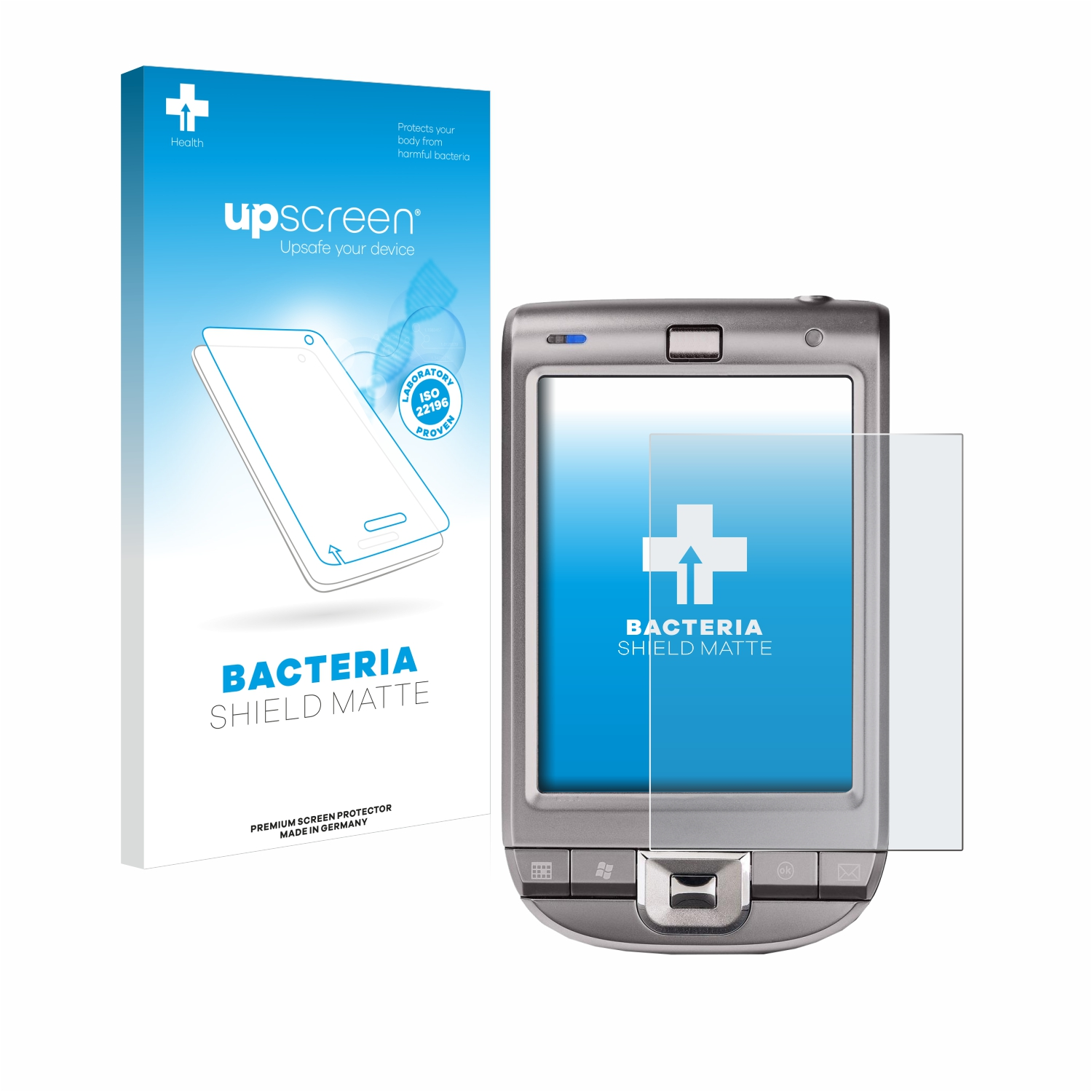 entspiegelt iPAQ antibakteriell 114) matte Schutzfolie(für HP UPSCREEN