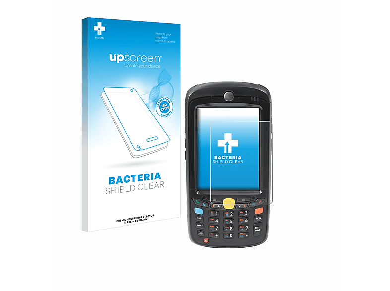 UPSCREEN antibakteriell klare Schutzfolie(für Motorola MC9090-G)