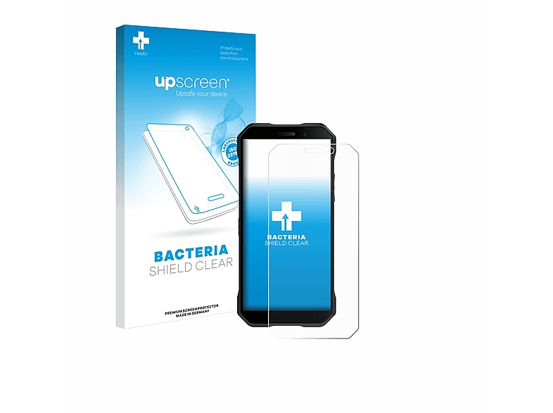 UPSCREEN antibakteriell klare Schutzfolie(für Doogee S61 Pro)