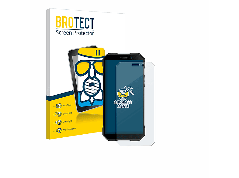 BROTECT Airglass matte Schutzfolie(für Doogee S61 Pro)