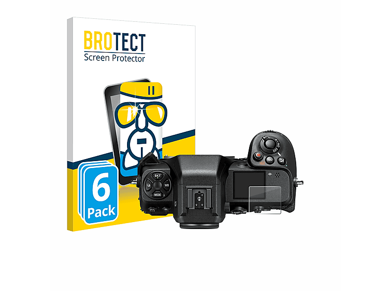 8) Schutzfolie(für 6x Airglass klare Z BROTECT Nikon