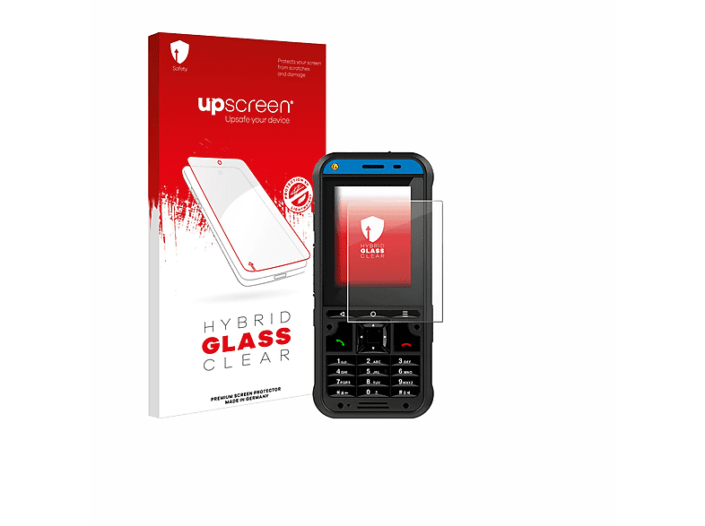 UPSCREEN klare Schutzfolie(für Ecom Ex-Handy 10 DZ2)