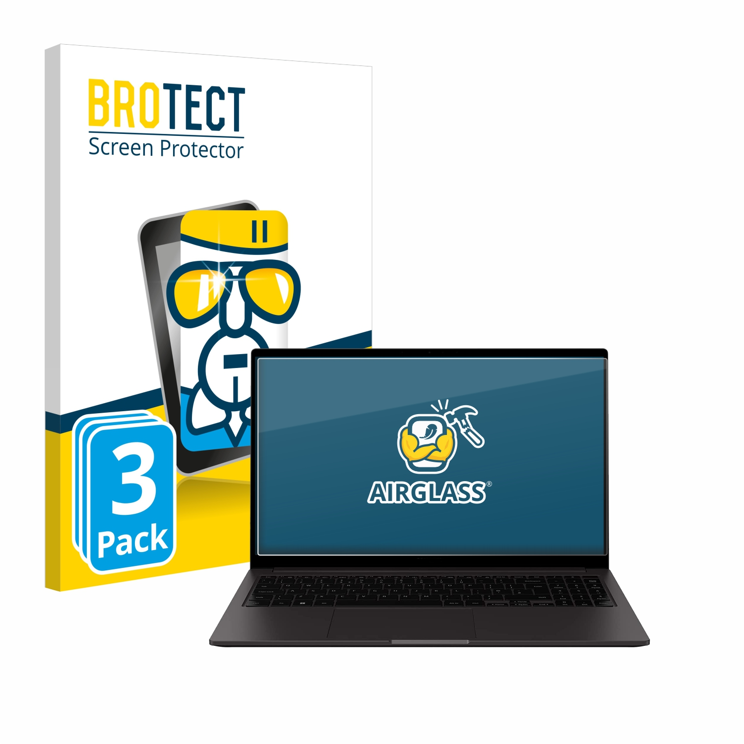 klare Galaxy BROTECT Schutzfolie(für Book2 Samsung Airglass 3x 15.6\