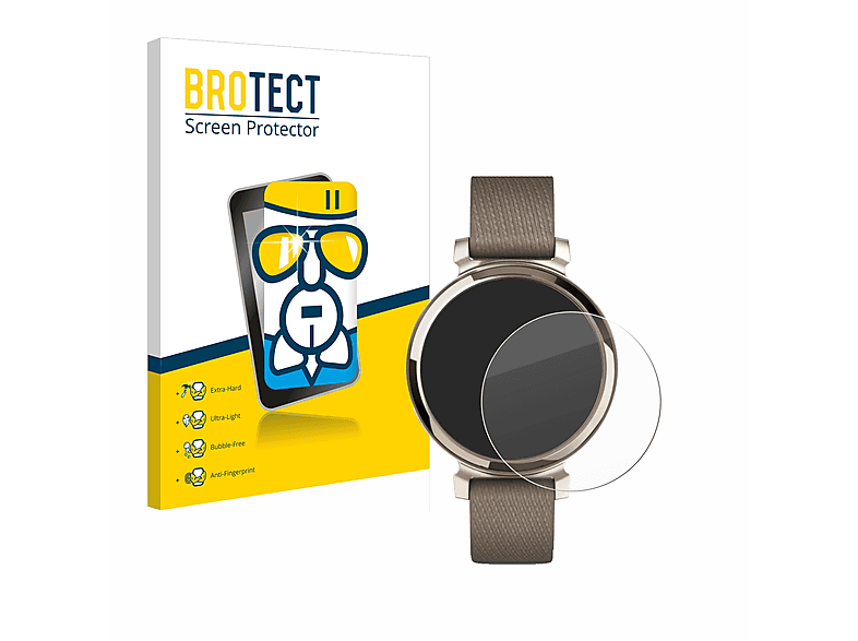 BROTECT Airglass klare Schutzfolie(für Garmin Lily 2) | Smartwatch Schutzfolien & Gläser