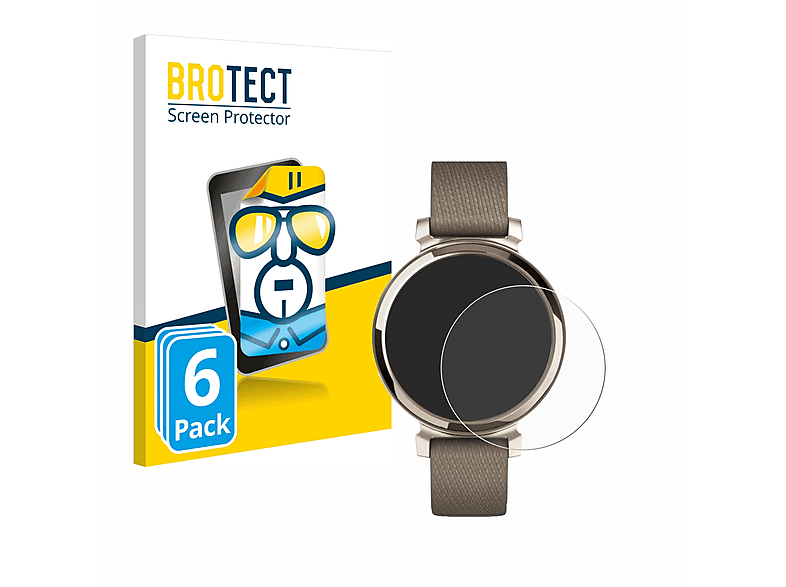 BROTECT 6x klare Schutzfolie(für Garmin Lily 2) | Smartwatch Schutzfolien & Gläser