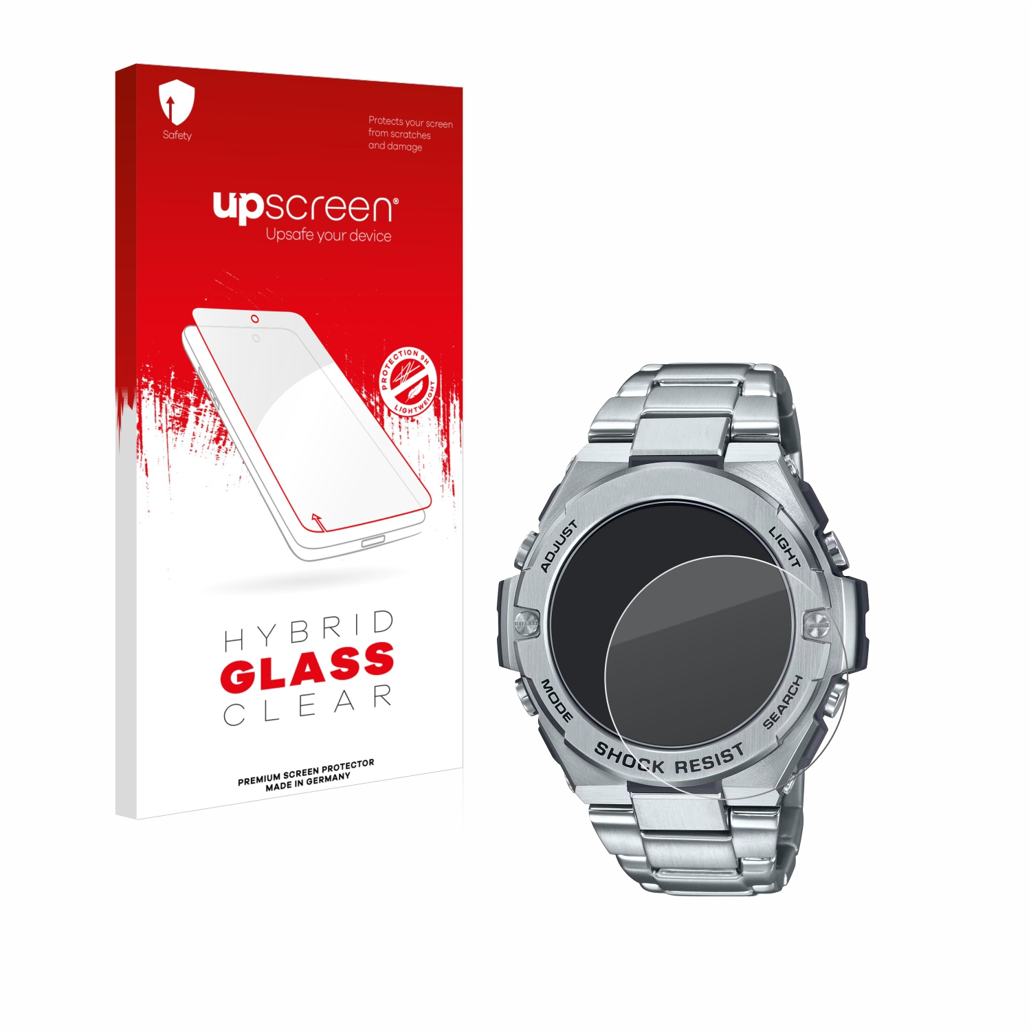 UPSCREEN klare Casio G-Shock GST-B500D-1A) Schutzfolie(für