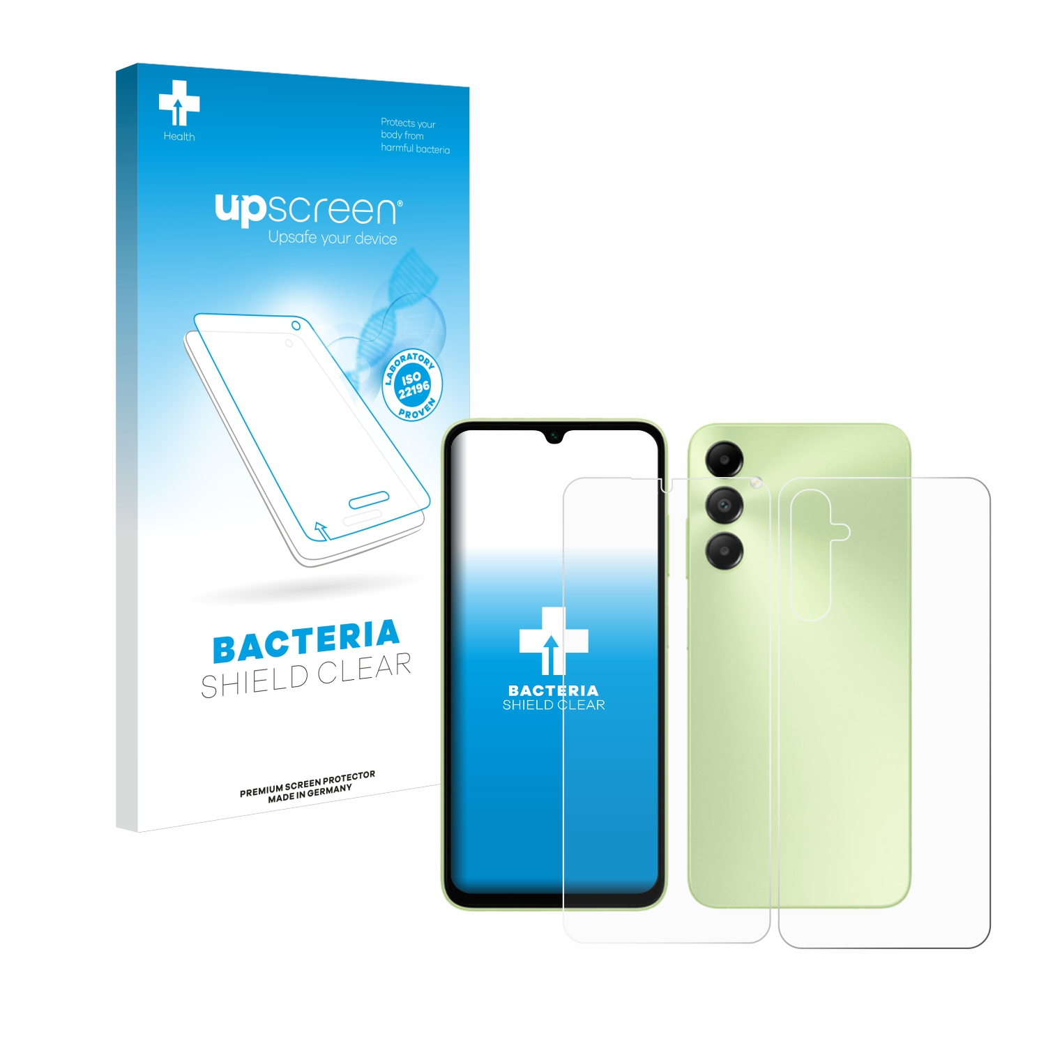 UPSCREEN antibakteriell klare Schutzfolie(für Galaxy Samsung A05s)