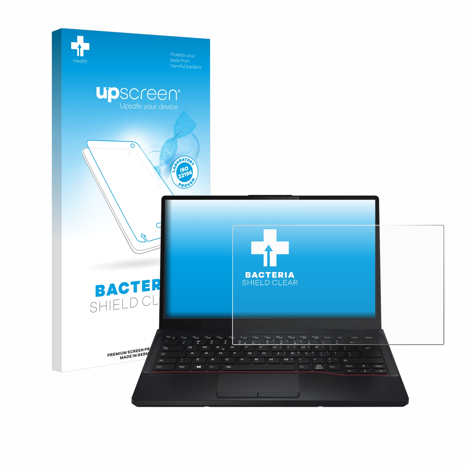 klare Fujitsu antibakteriell Schutzfolie(für E5412) UPSCREEN Lifebook