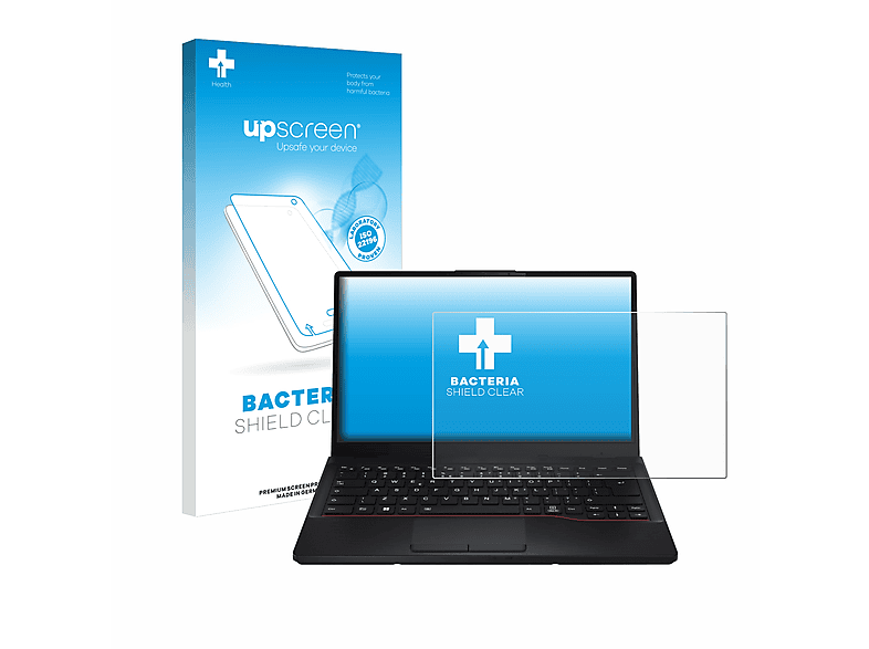 UPSCREEN antibakteriell klare Schutzfolie(für Fujitsu Lifebook E5412) | Pflege & Schutz