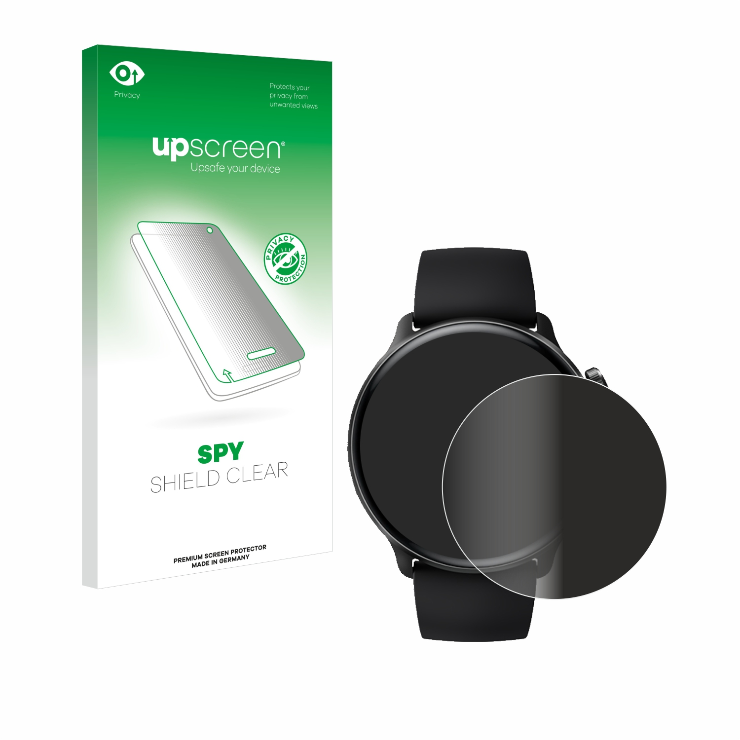 2) Xiaomi UPSCREEN Lite Mibro Anti-Spy Schutzfolie(für