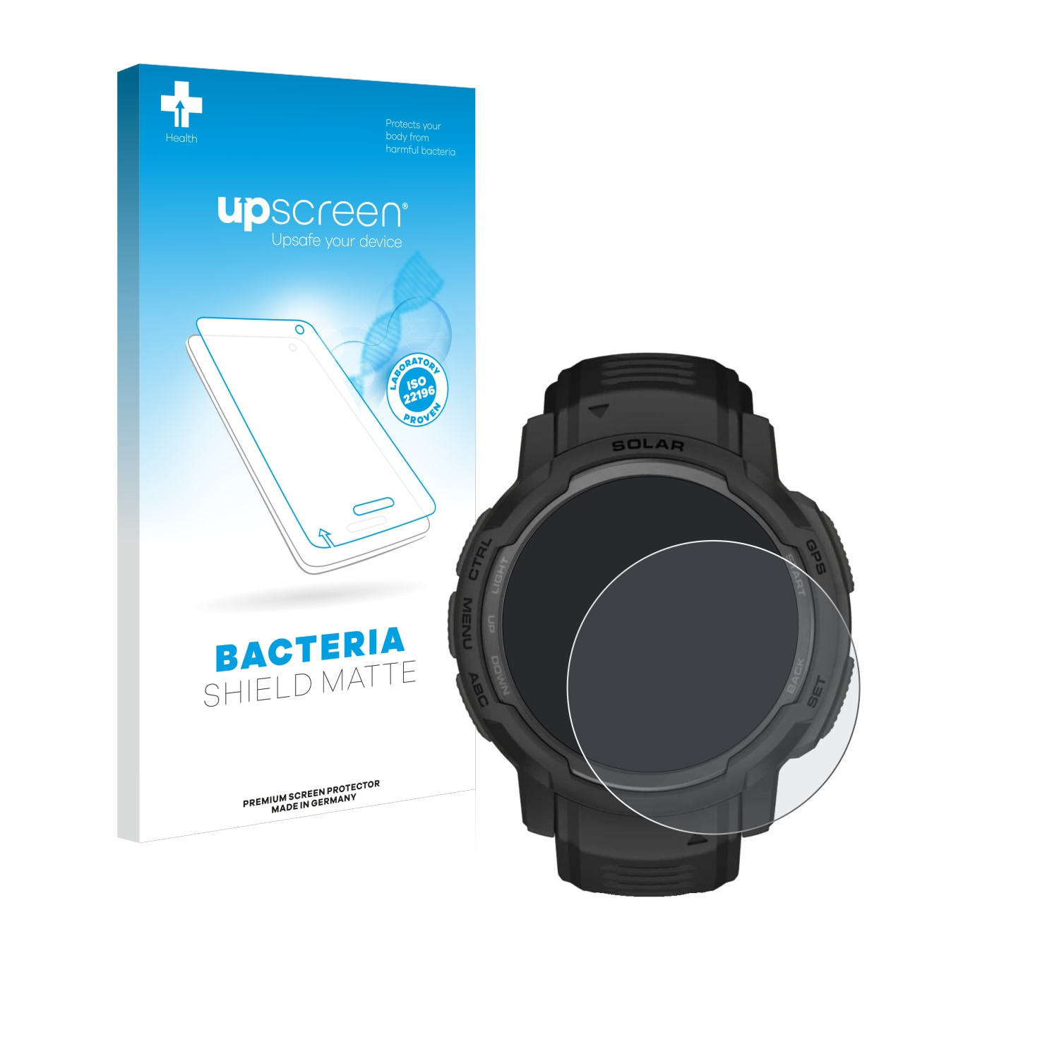 Instinct UPSCREEN Garmin matte Schutzfolie(für antibakteriell Crossover) entspiegelt