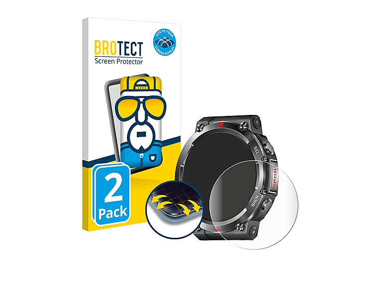 BROTECT 2x Schutzfolie(für Azttkia 3D Full-Cover Flex Curved L85)