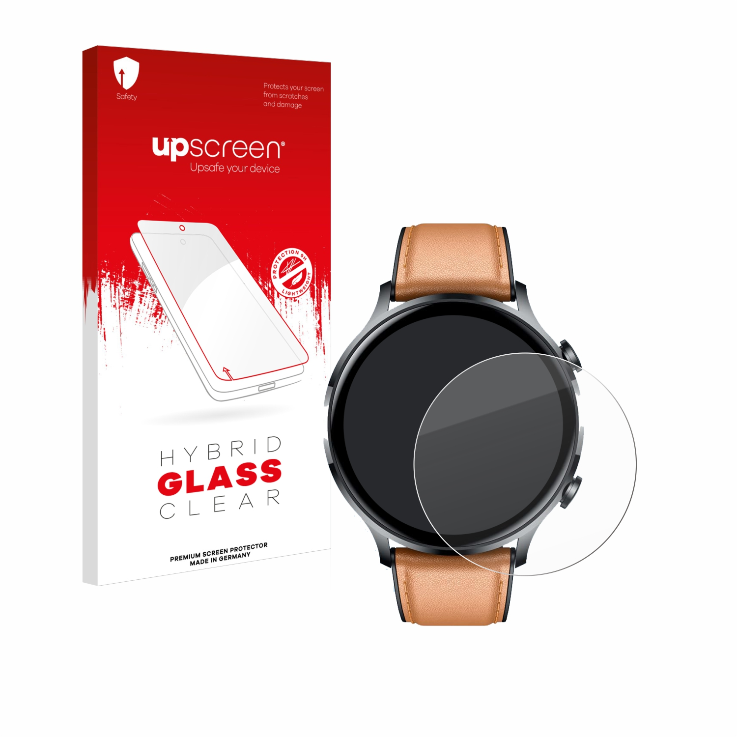 UPSCREEN klare Schutzfolie(für NONGAMX Smartwatch 1.39\