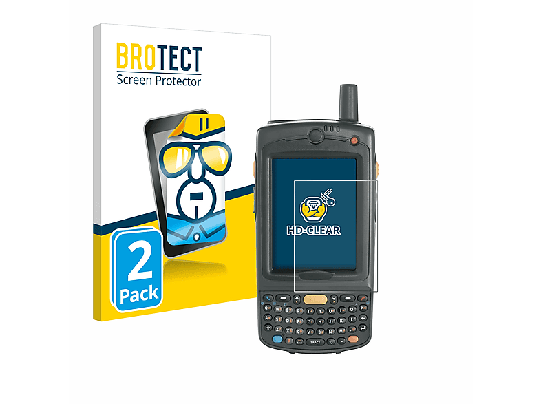 BROTECT 2x klare Schutzfolie(für Motorola MC75A)
