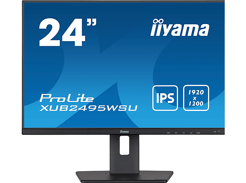 IIYAMA XUB2495WSU-B5 24 Zoll WUXGA Monitor (4 ms Reaktionszeit , 60Hz , 60 Hz nativ) | PC Monitore 22.3 bis 26.9 Zoll