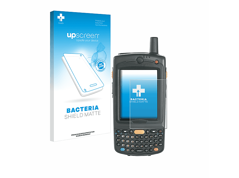 UPSCREEN antibakteriell entspiegelt Schutzfolie(für Motorola MC75A) matte