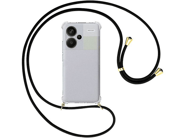 Redmi Kordel, 13 Pro+, ENERGY gold Umhängetasche, Umhänge-Hülle Pro MORE Note / Plus, mit Schwarz Xiaomi, 13 Note MTB
