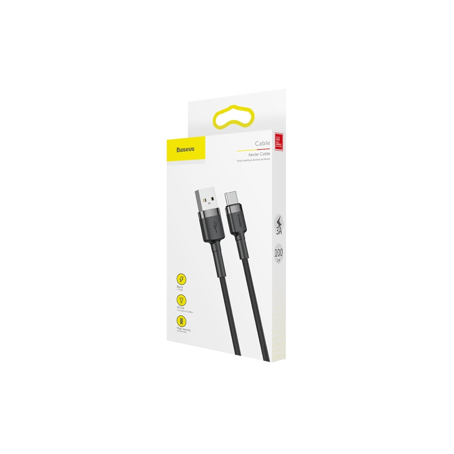 BASEUS Cafule USB Kabel zu Kabel, USB USB-C Ausgang, 60W, 3A