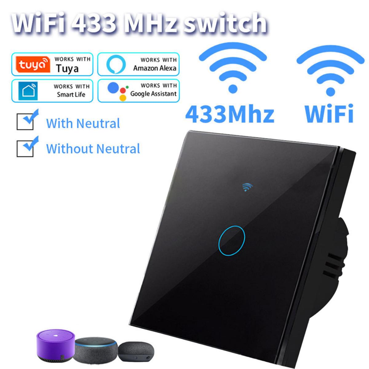 PROSCENIC 1-Weg Smart Switch WiFi-Touch-Wandschalter