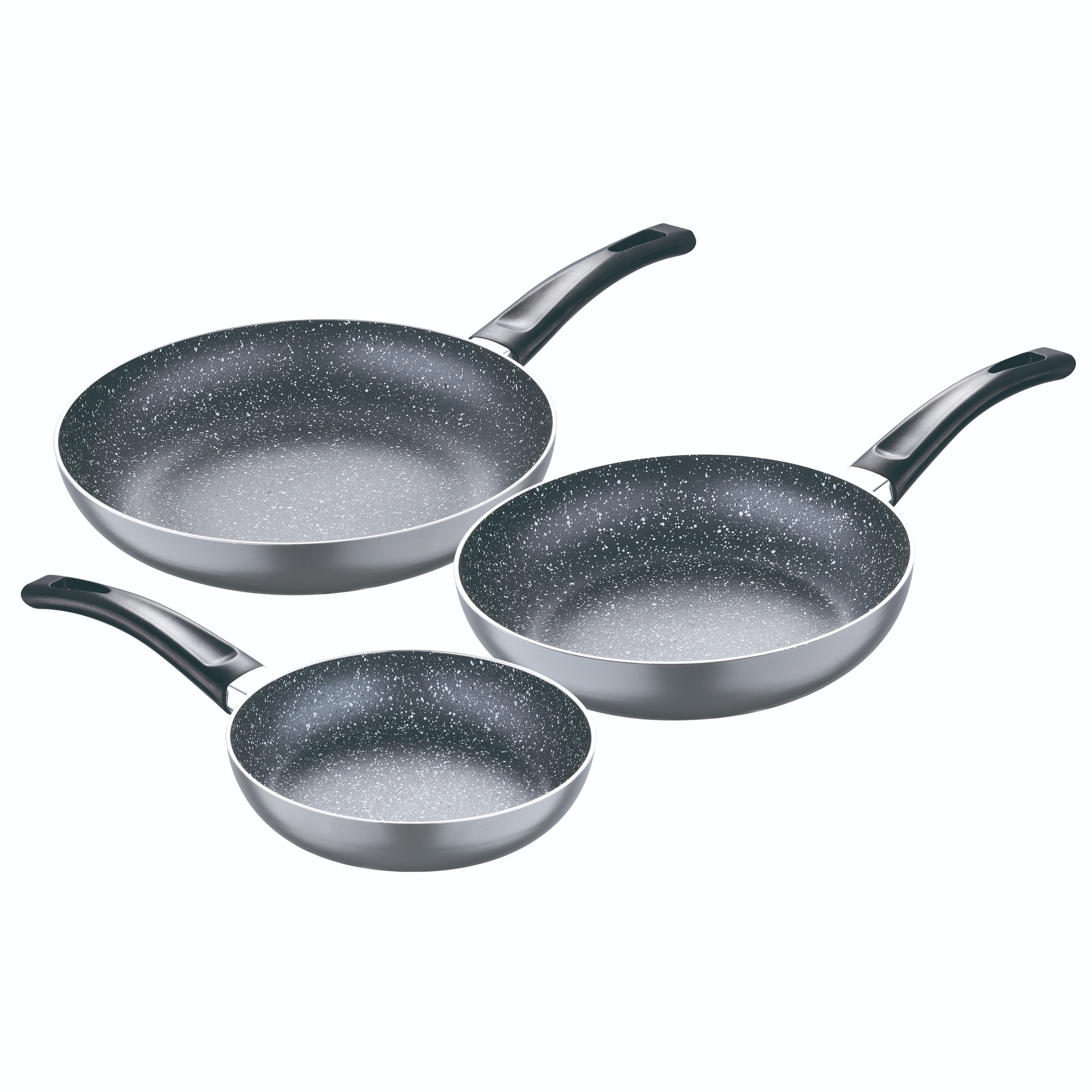 Sartenes - BERGNER Soul Marble Set de 3, 24 cm, PTFE