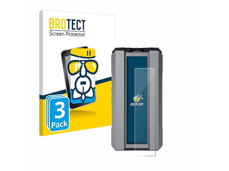 BROTECT 3x Airglass klare Schutzfolie(für FiiO Q15)
