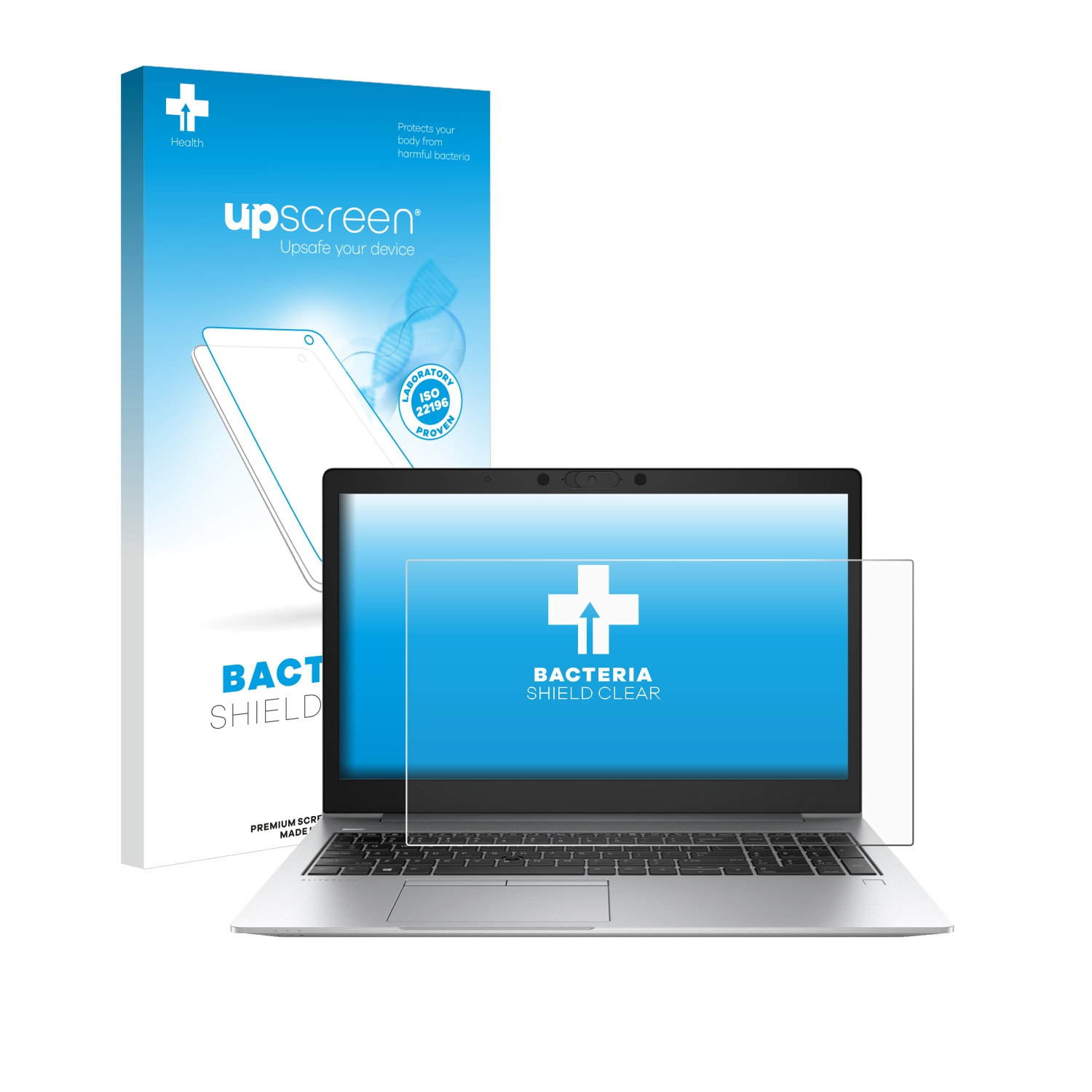 UPSCREEN antibakteriell klare Schutzfolie(für 850 G6) HP EliteBook