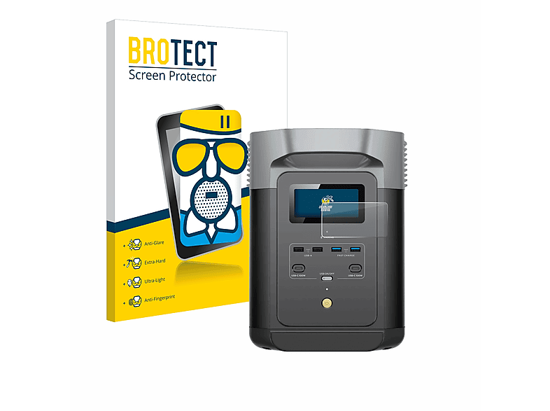 BROTECT Airglass matte Schutzfolie(für EcoFlow DELTA 2)