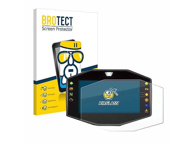 BROTECT Airglass klare Schutzfolie(für Suzuki V-Strom 1050DE 2020-2022) | Navi-Taschen & -Schutzfolien