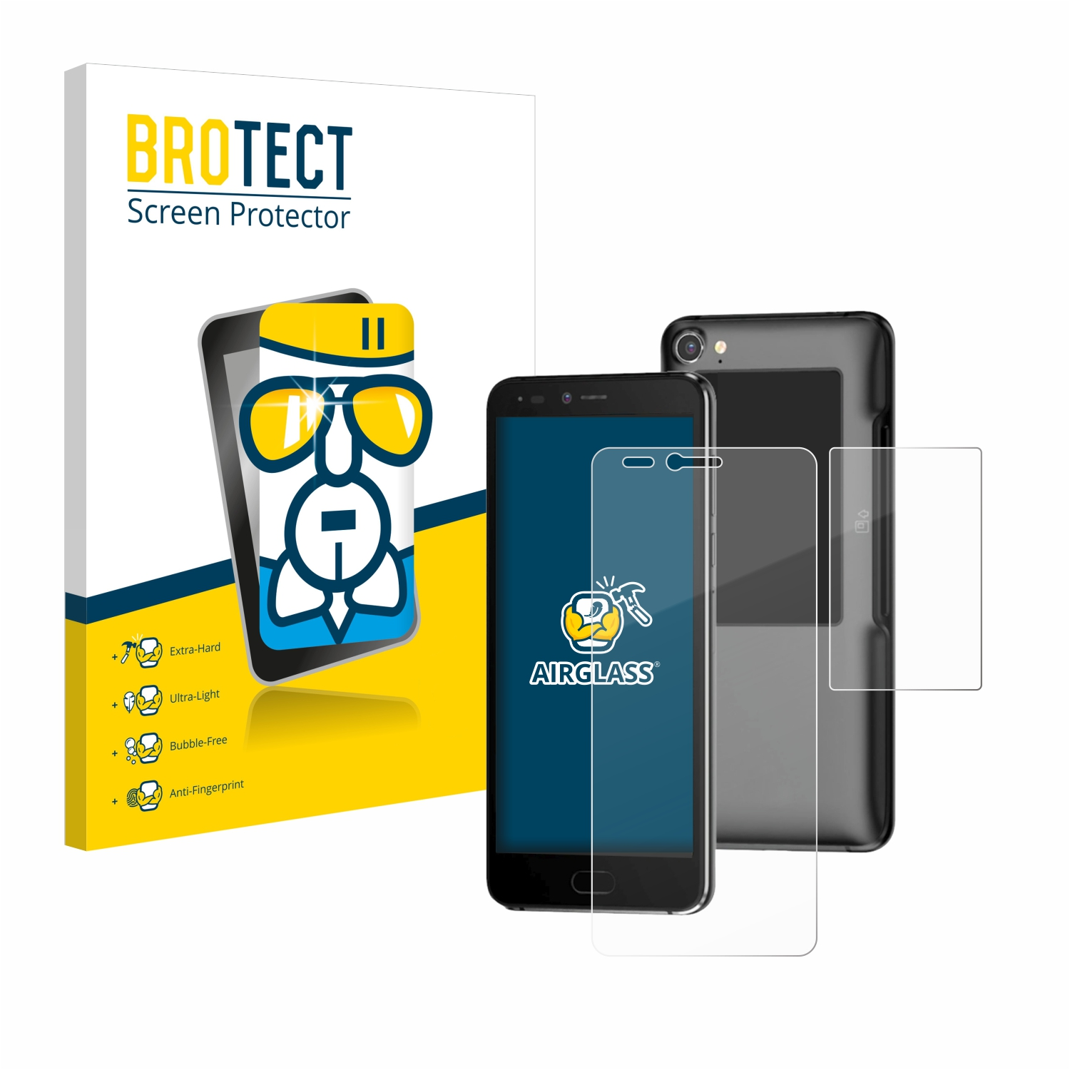 Pax Airglass Payphone) M50 BROTECT Schutzfolie(für klare
