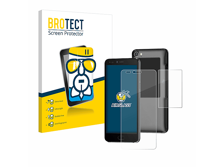 BROTECT Airglass klare Schutzfolie(für Pax Payphone) M50
