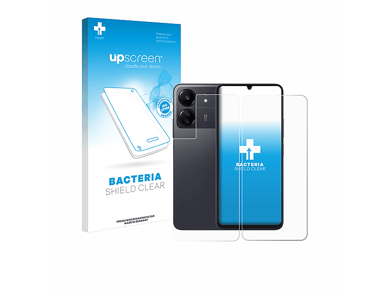 UPSCREEN antibakteriell Schutzfolie(für Poco klare Xiaomi C65)