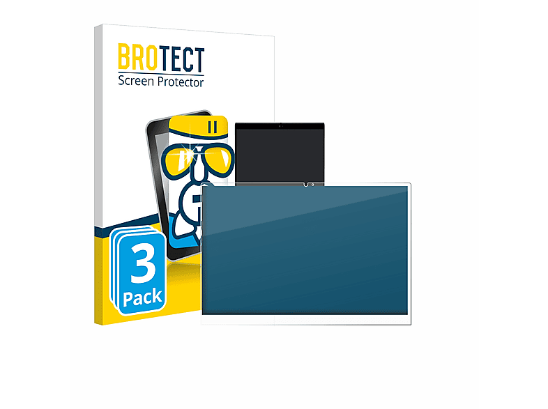 BROTECT 3x Airglass klare Schutzfolie(für Dell Inspiron 14 7430 2-in-1)