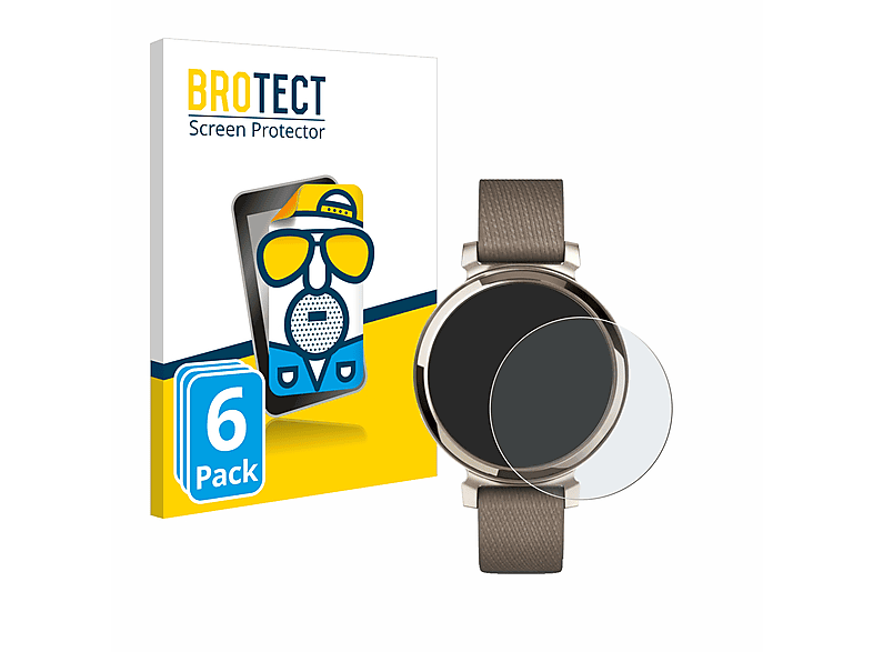 BROTECT 6x matte Schutzfolie(für Garmin Lily 2) | Smartwatch Schutzfolien & Gläser