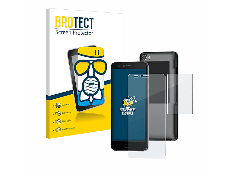 BROTECT Airglass matte Schutzfolie(für Pax M50 Payphone)