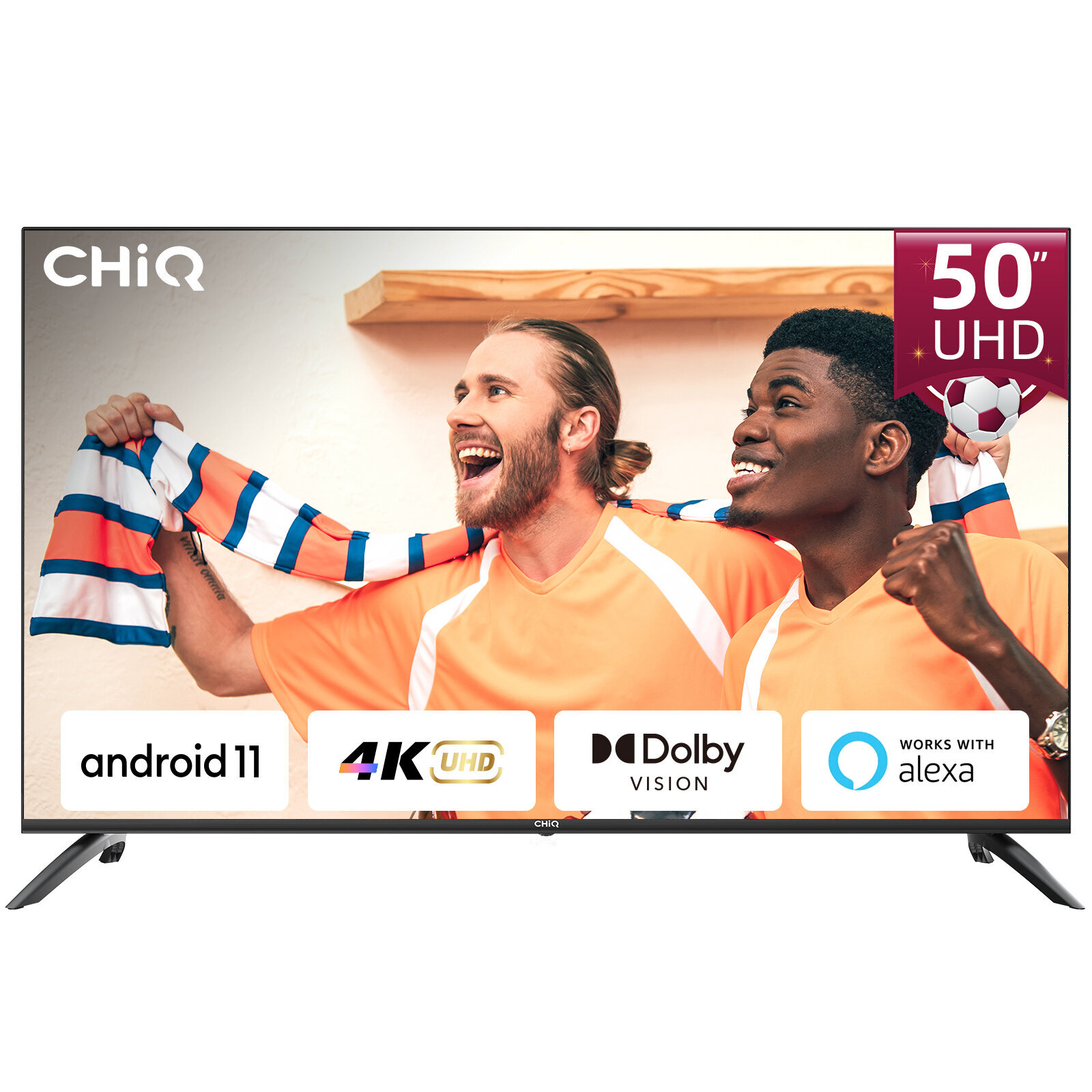 LED TV) Zoll (Flat, 50 / U50H7C CHIQ Android TV cm, SMART UHD 127 4K, TV,