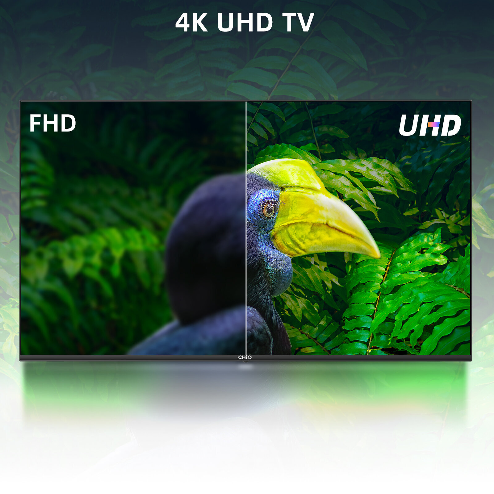 CHIQ U50H7C LED TV (Flat, 50 Zoll cm, 4K, 127 SMART TV) UHD Android / TV