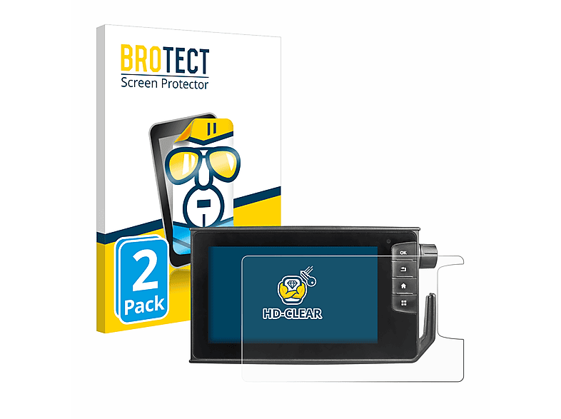 BROTECT 2x klare Schutzfolie(für Valtra SmartTouch Terminal)