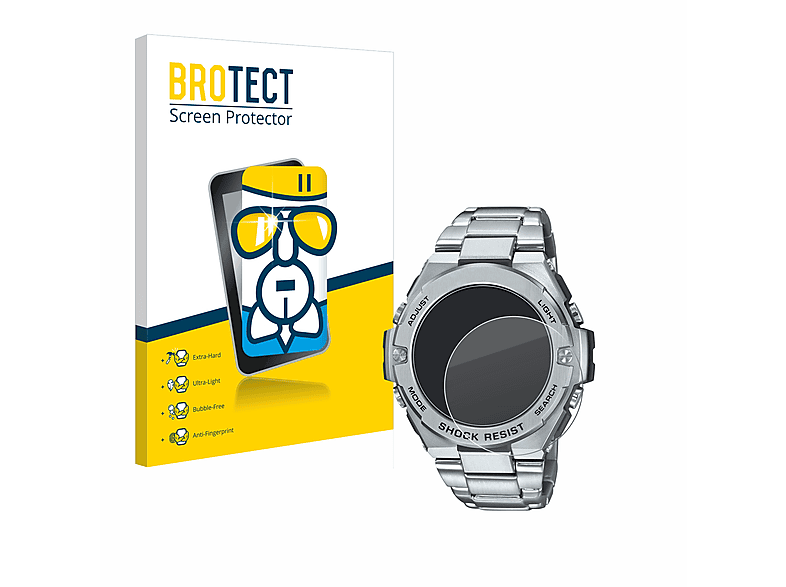 BROTECT Airglass klare Schutzfolie(für Casio G-Shock GST-B500D-1A)