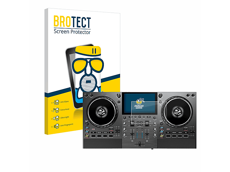 BROTECT Airglass Pro Schutzfolie(für matte Go) Mixstream Numark